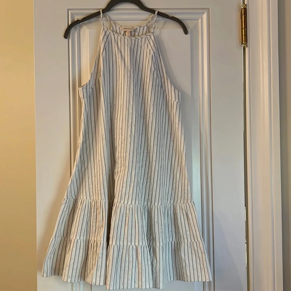 Rebecca Taylor Multi color stripes Dress size 2 - Picture 3 of 12